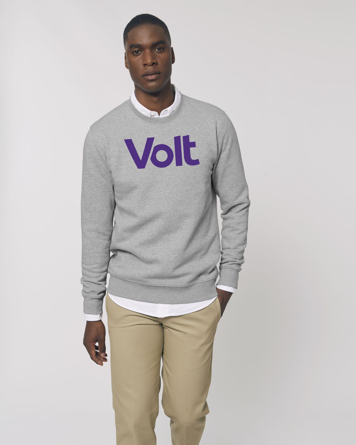 Organic Sweatshirt Heather Grey